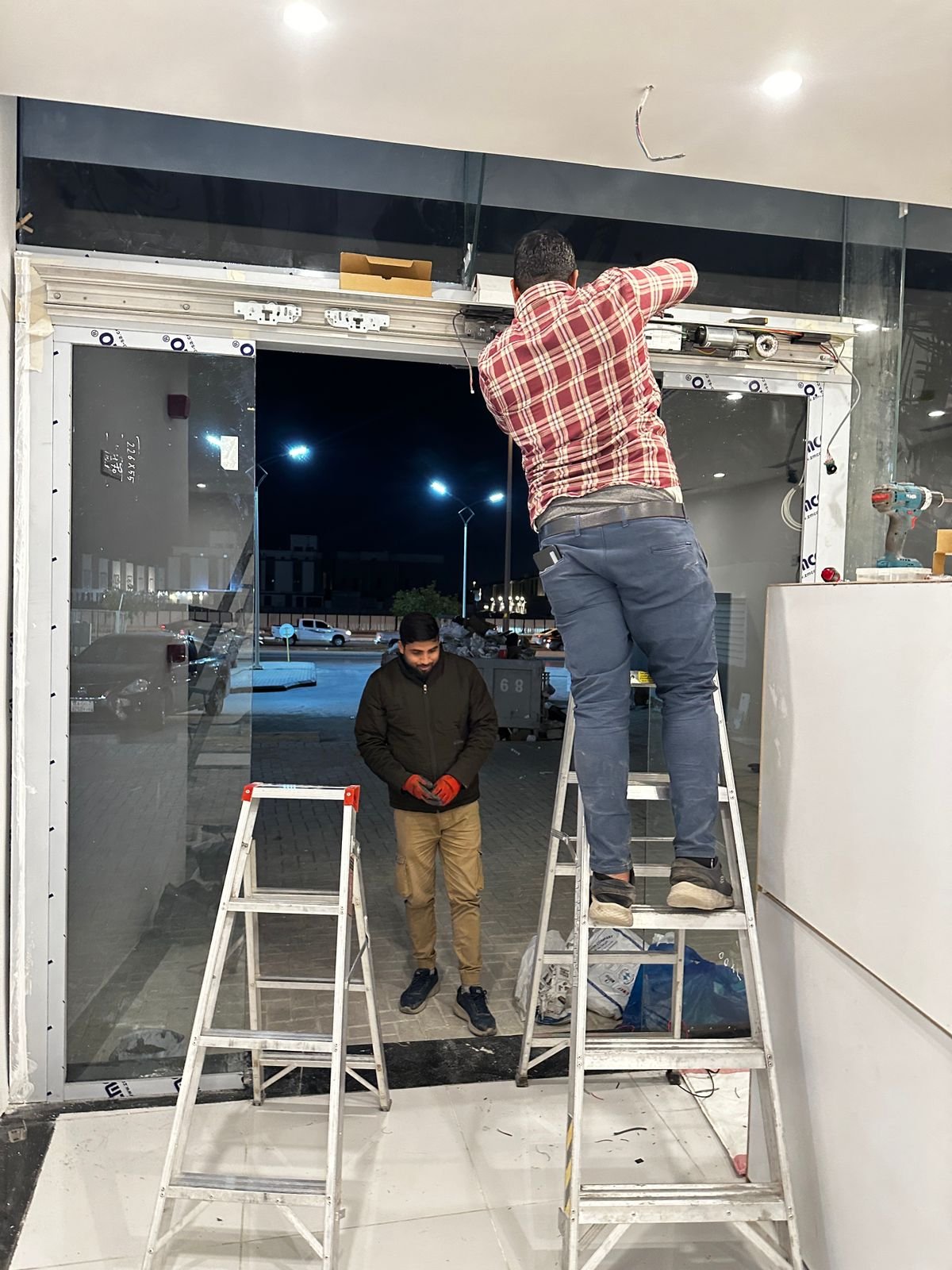 Aluminum cladding facade and tempered double-glazed glass Riyadh